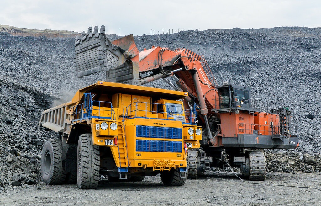 Добыча каменной породы